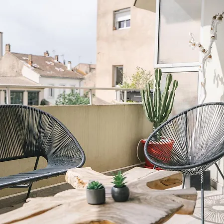 Appartement Magnifique T3-terrasse-parking-centre Ville-ad *