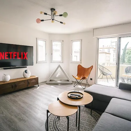 Magnifique T3-terrasse-parking-centre Ville-ad Appartement